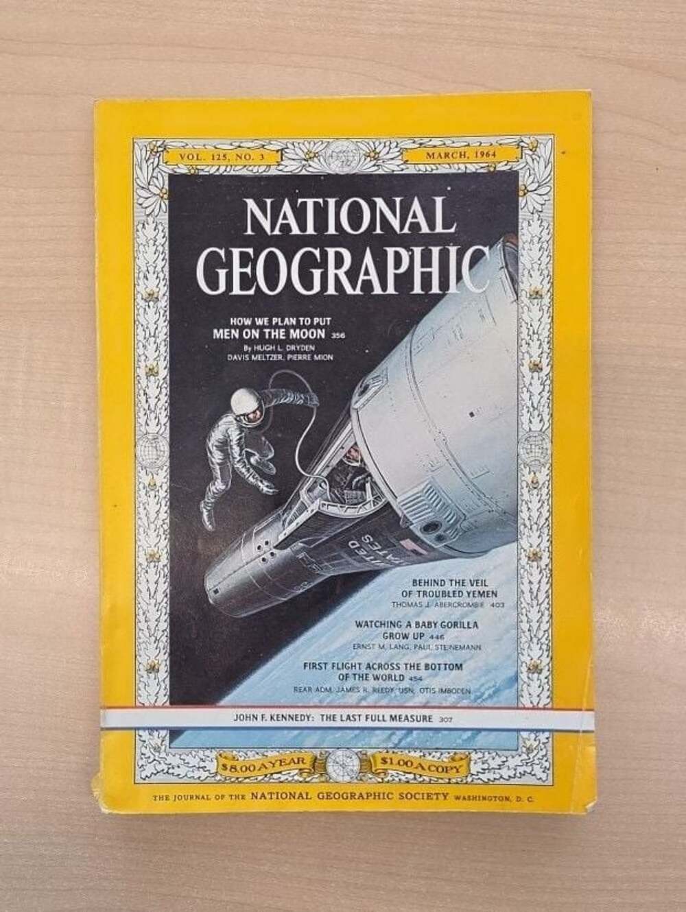 National Geographic Magazine March 1964 How We Plan to Put Men on the Moon!